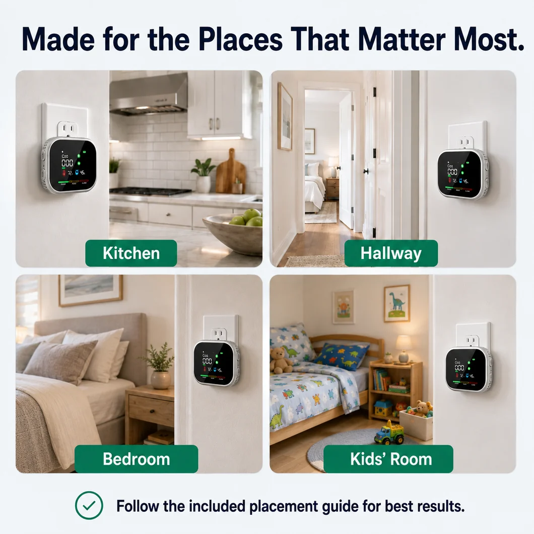 Zestronix™ 6-in-1 Home Safety Monitor