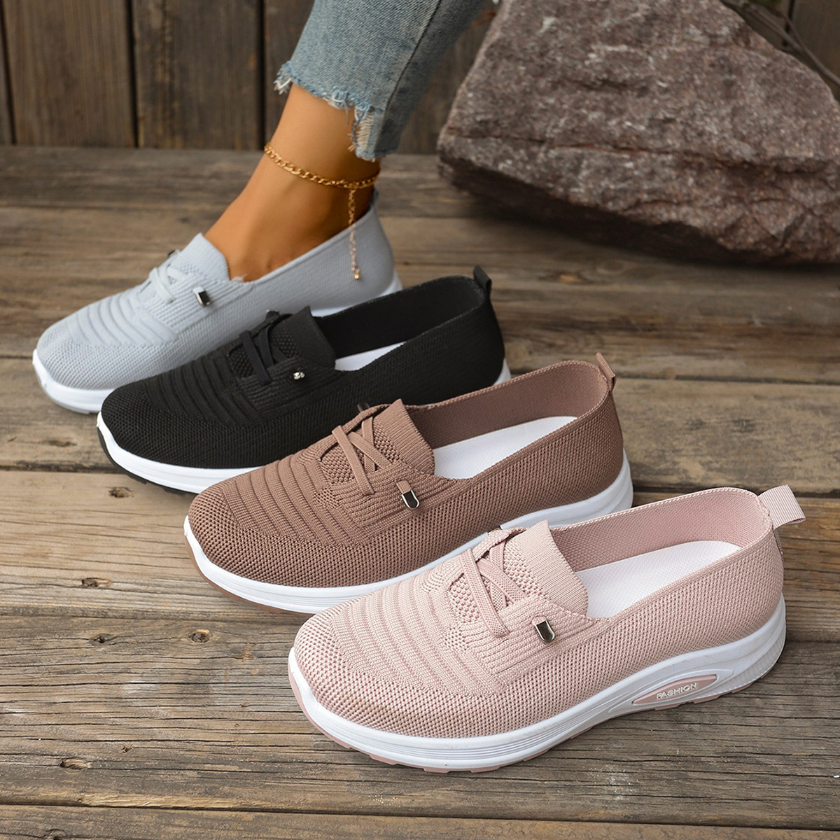 🔥Last Day Sale 55% OFF🔥Women Trainers Without Laces - Orthopaedic Shoes