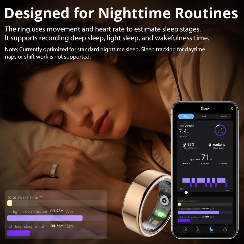 Smart Ring 2026 (Upgraded) for Men and Women