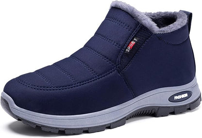 Women’s Warm Plush-Lined Ankle Boots – Waterproof Non-Slip Boots for Winter & Outdoor Wear