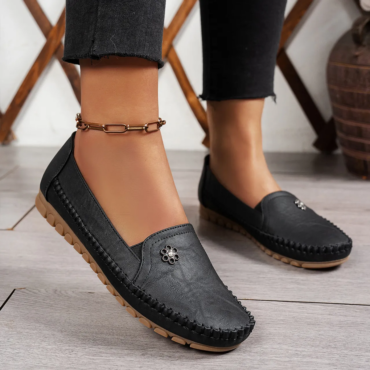 💥Hot Special Discount 55% OFF - Orthopedic leather shoes, Lightweight, Anti-Slip, Breathable for Women