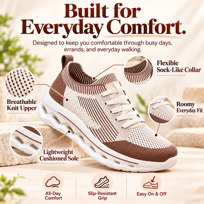 Women’s Orthopedic Support Sneakers – Breathable, Lightweight & Supportive Comfort