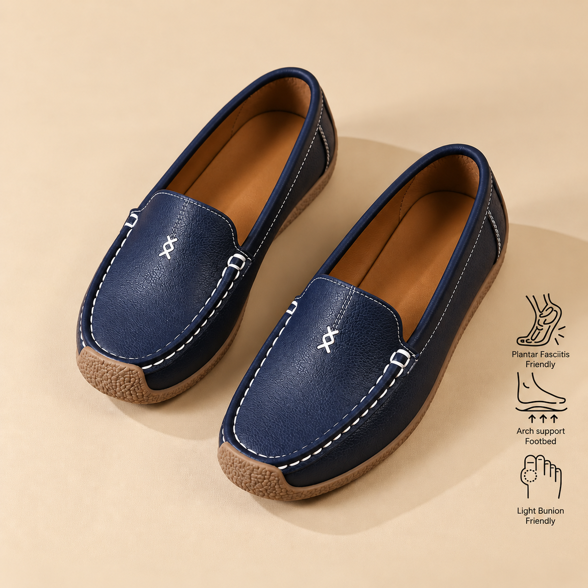 🔥Best Seller-Last Day Sale 55% OFF🔥 Women’s Comfort Loafers – Supportive Footbed & All-Day Comfort