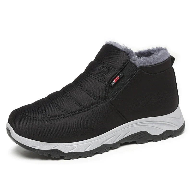 Women’s Warm Plush-Lined Ankle Boots – Waterproof Non-Slip Boots for Winter & Outdoor Wear