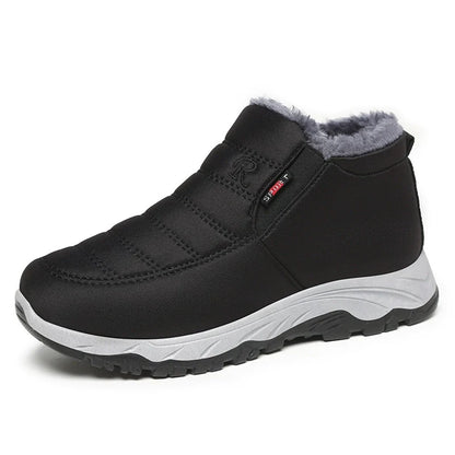 Women’s Warm Plush-Lined Ankle Boots – Waterproof Non-Slip Boots for Winter & Outdoor Wear