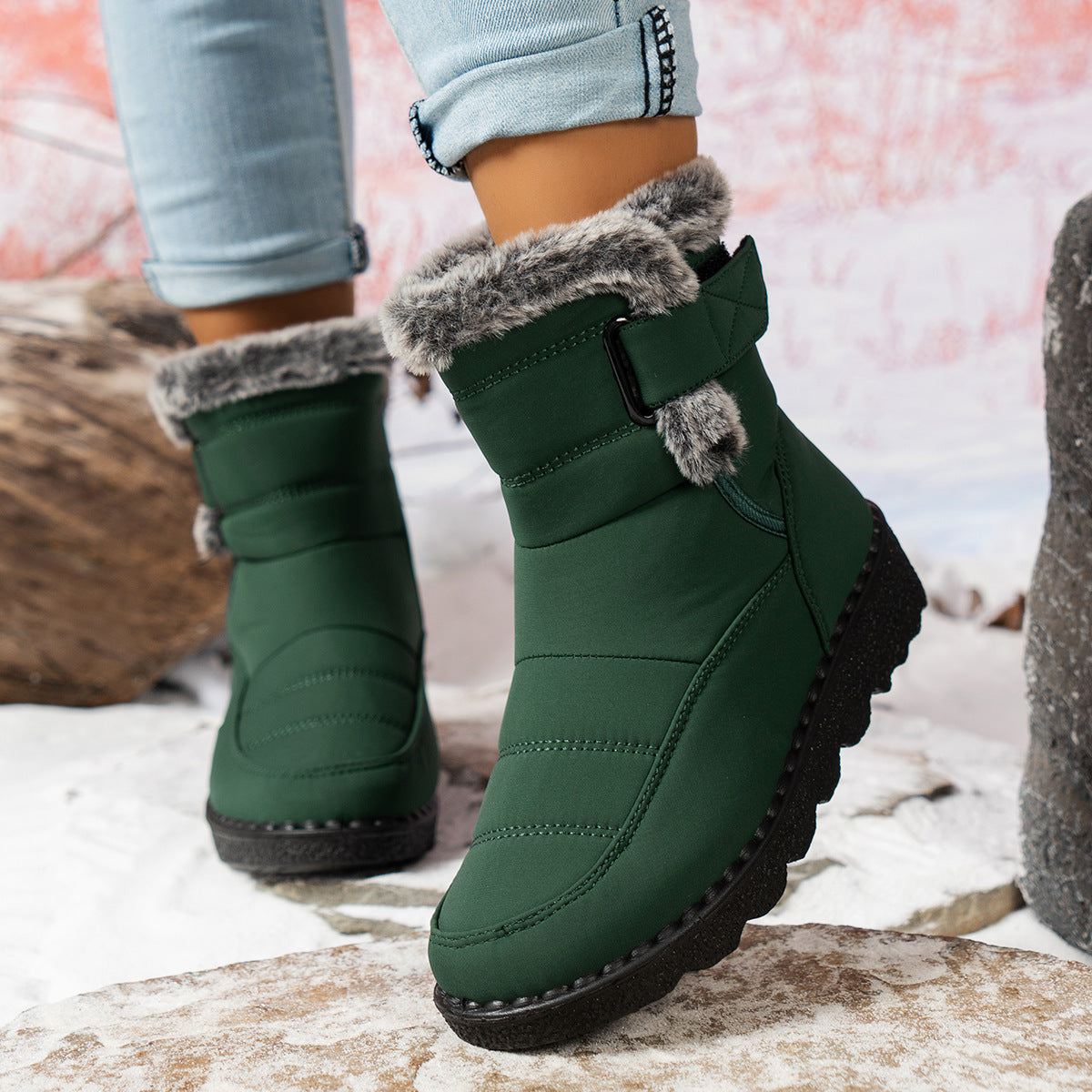 🔥Last Day Sale 55%🔥Women’s Warm & Dry Waterproof Winter Boots