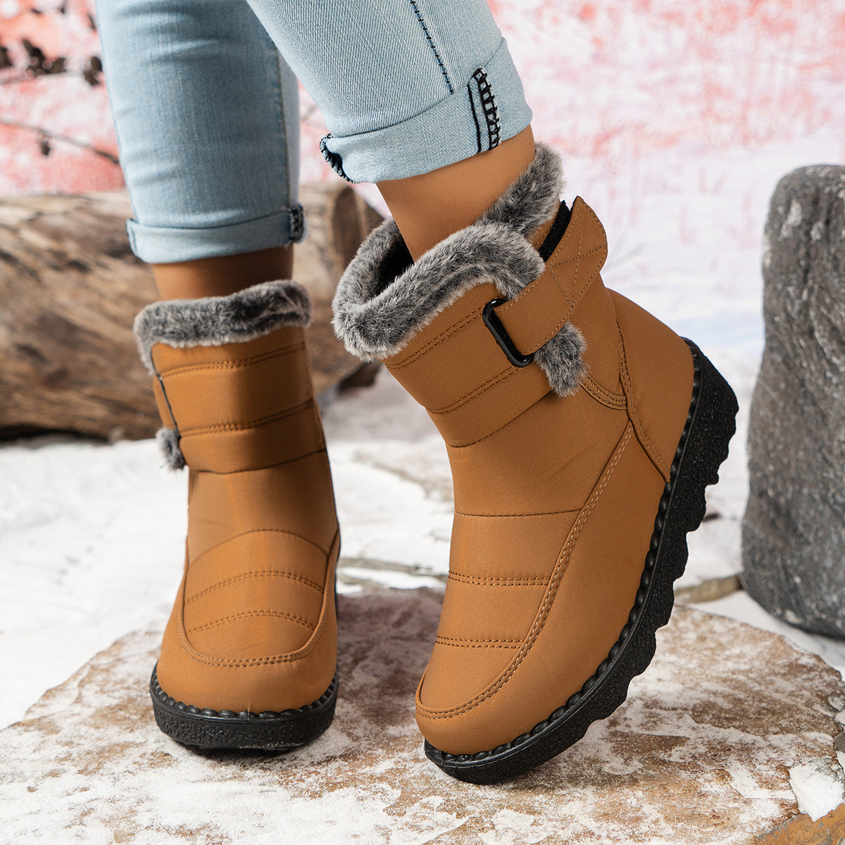 🔥Last Day Sale 55%🔥Women’s Warm & Dry Waterproof Winter Boots