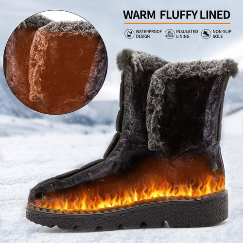 🔥Last Day Sale 55%🔥Women’s Warm & Dry Waterproof Winter Boots