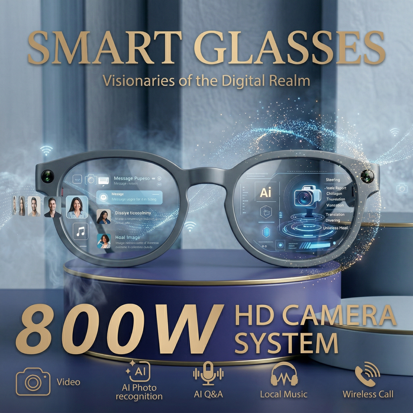 Vision AI Pro Smart Glasses