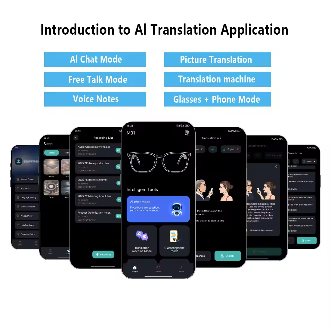 2026 AI Smart Translation Glasses