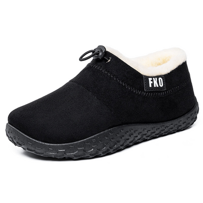 Women’s Warm Plush-Lined Mules – Warm, Comfortable & Non-Slip Winter Shoes
