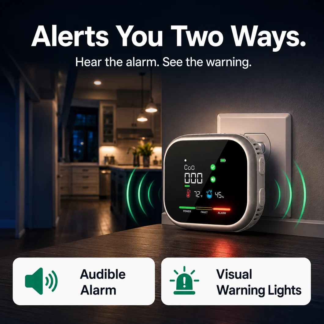Zestronix™ 6-in-1 Home Safety Monitor
