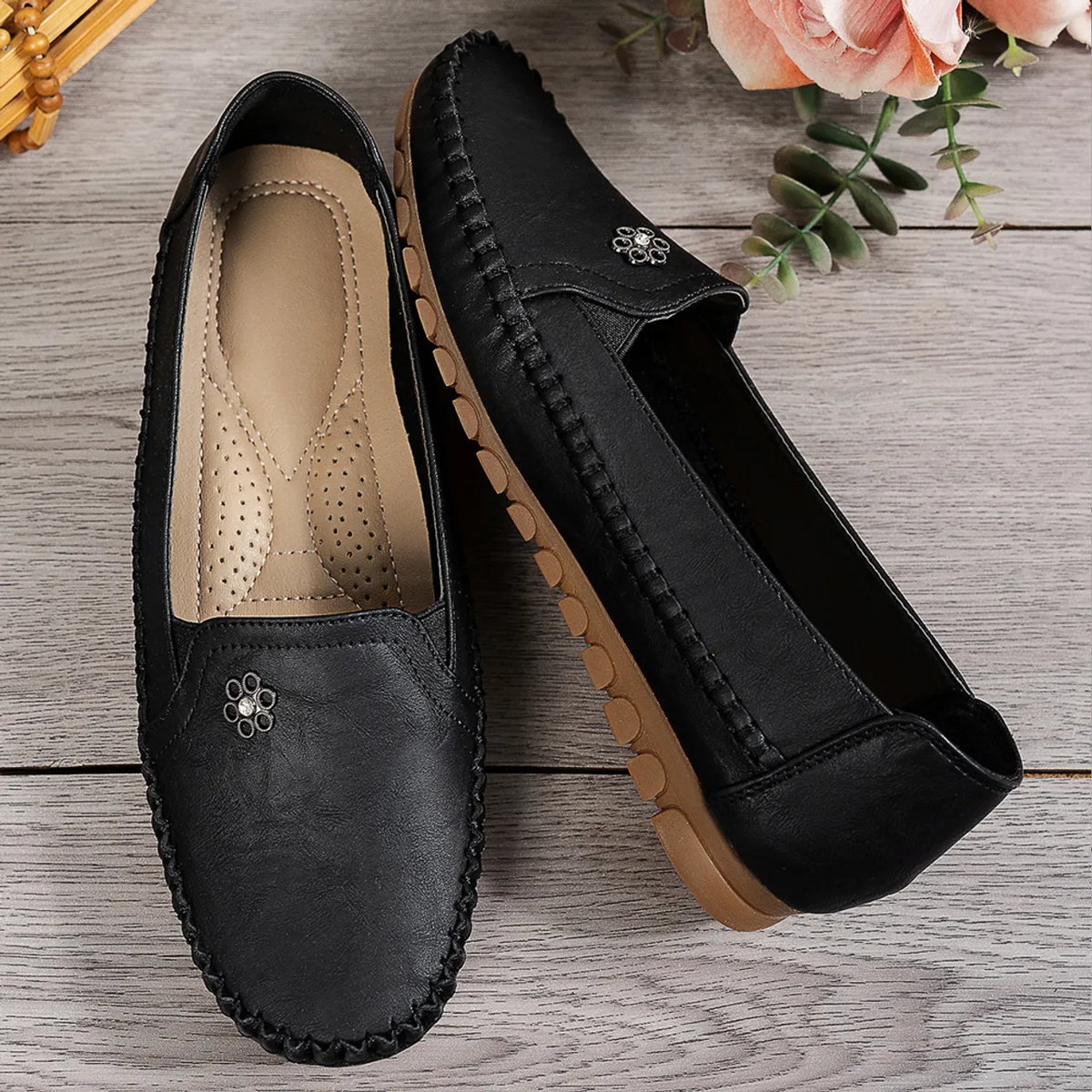 💥Hot Special Discount 55% OFF - Orthopedic leather shoes, Lightweight, Anti-Slip, Breathable for Women