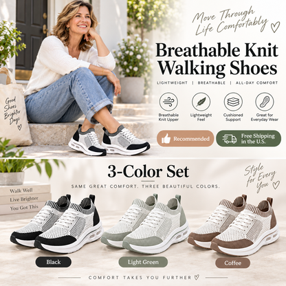 Women’s Orthopedic Support Sneakers – Breathable, Lightweight & Supportive Comfort