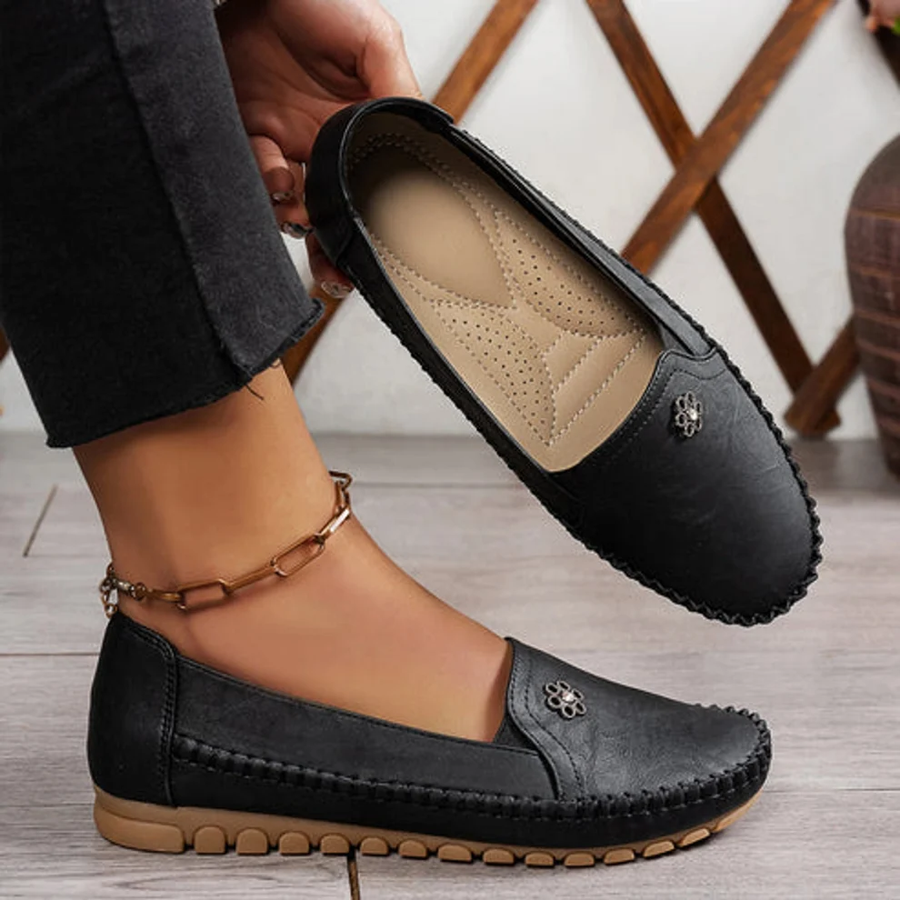 💥Hot Special Discount 55% OFF - Orthopedic leather shoes, Lightweight, Anti-Slip, Breathable for Women