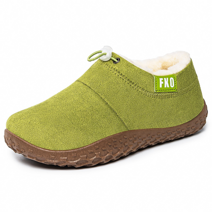 Women’s Warm Plush-Lined Mules – Warm, Comfortable & Non-Slip Winter Shoes