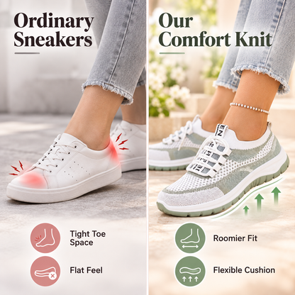 Women’s Orthopedic Support Sneakers – Breathable, Lightweight Casual Sport Shoes
