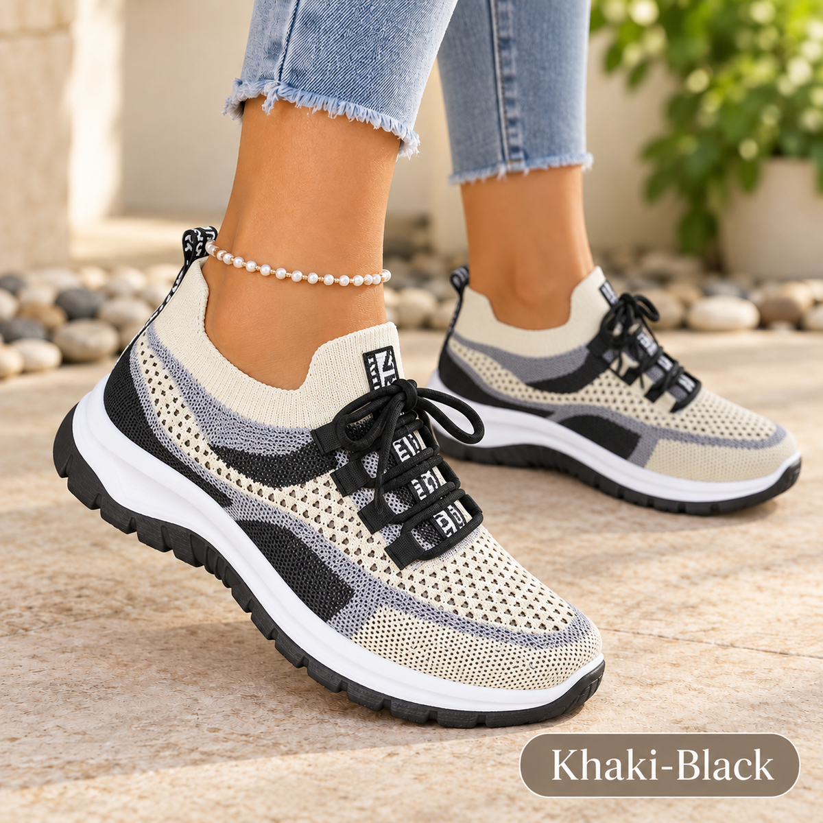 Women’s Orthopedic Support Sneakers – Breathable, Lightweight Casual Sport Shoes