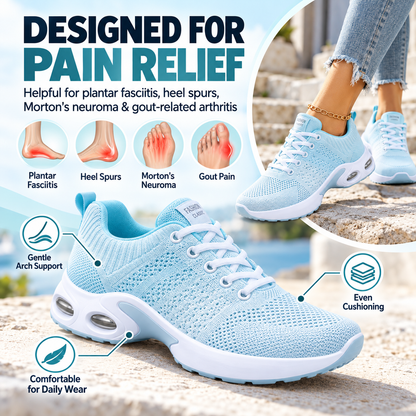Orthopedic Pain-Relief Walking Shoes – Comfort for Plantar Fasciitis & Heel Pain