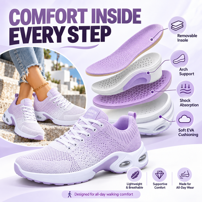Orthopedic Pain-Relief Walking Shoes – Comfort for Plantar Fasciitis & Heel Pain