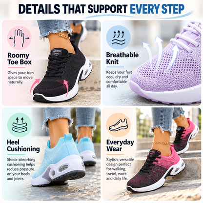 Orthopedic Pain-Relief Walking Shoes – Comfort for Plantar Fasciitis & Heel Pain