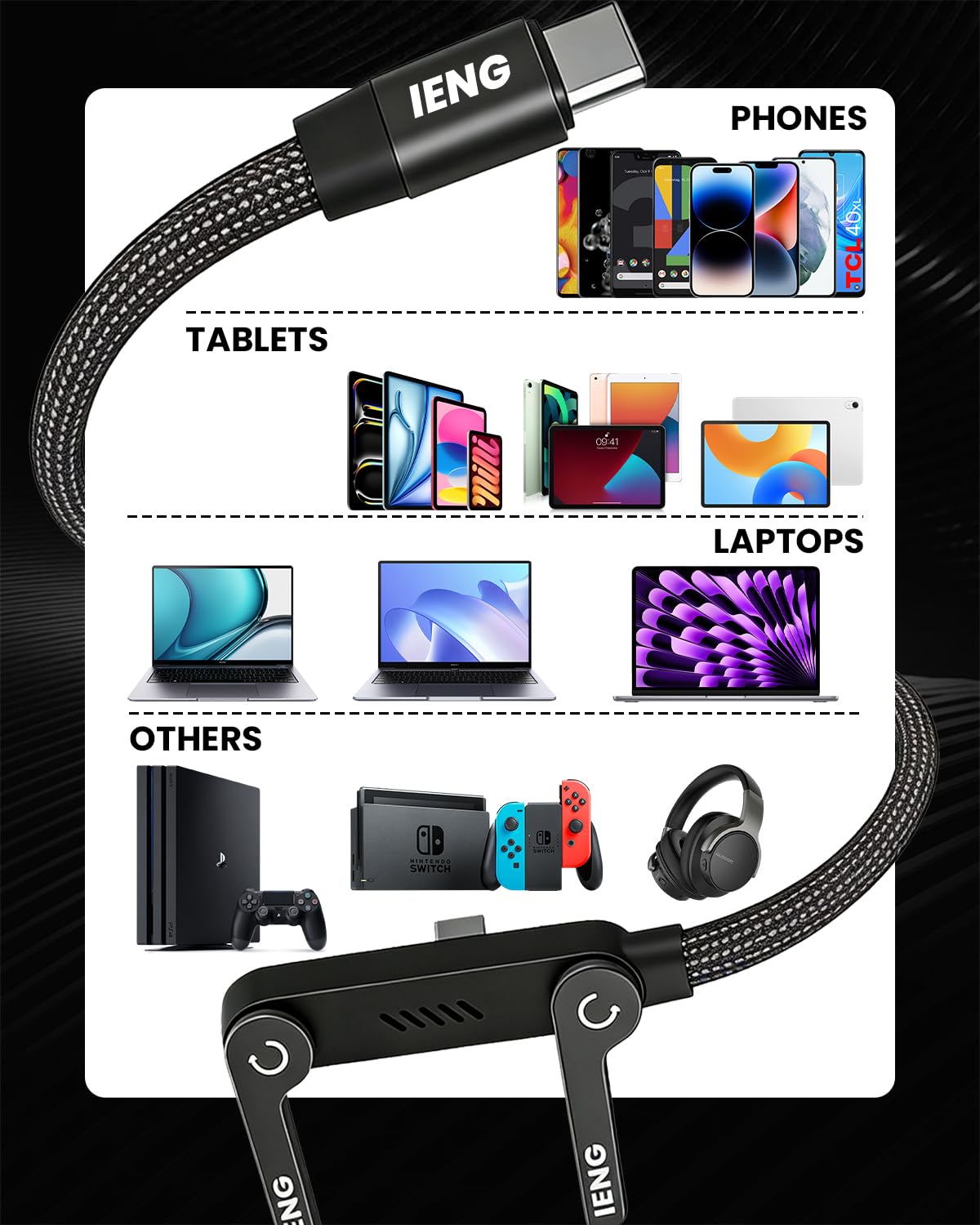 StealthStand™ 240W USB-C Cable